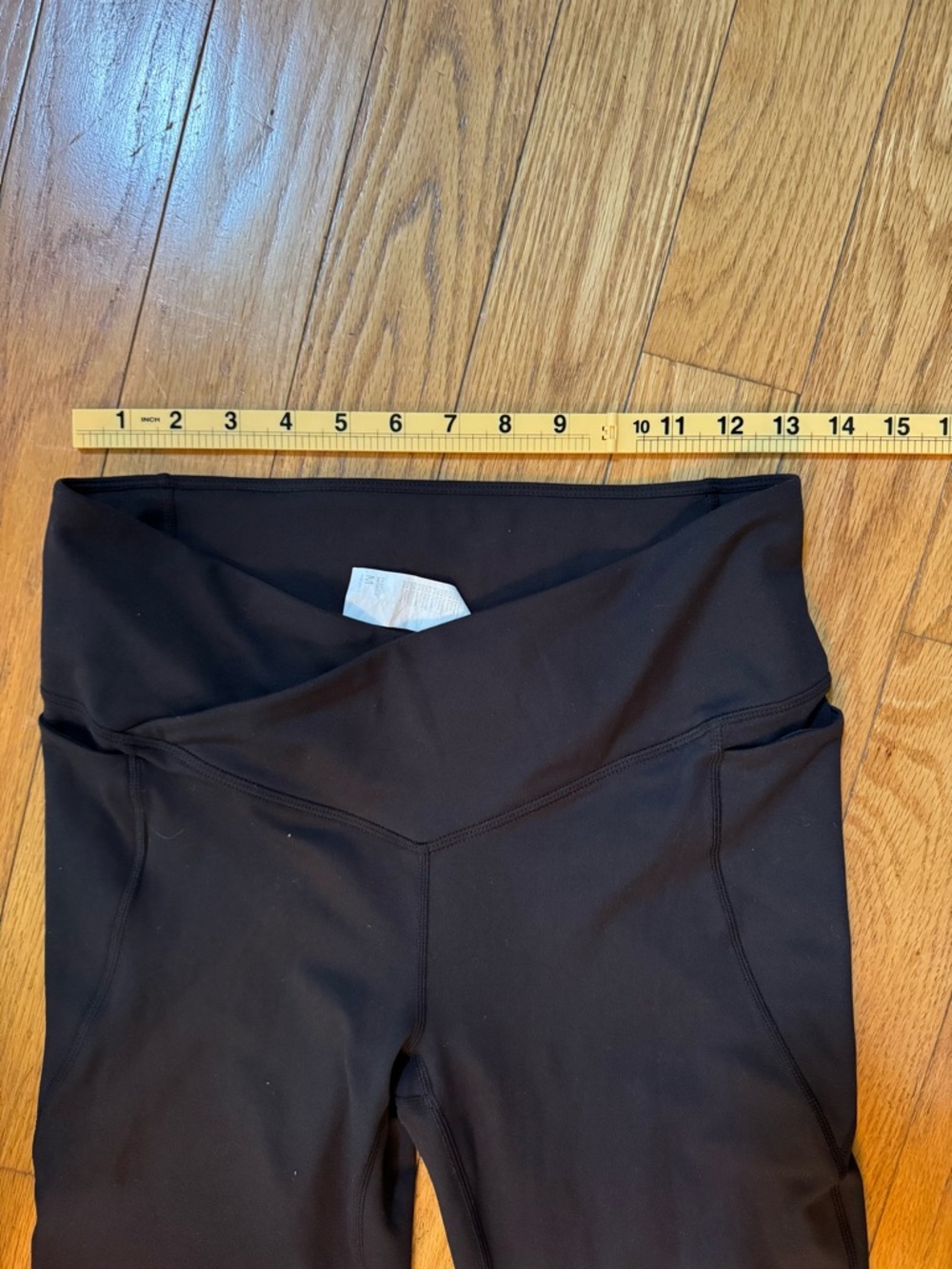 Fabletics Womens Black Flare Wide Leg Leggings Sz M Yoga Lounge Athletic Gym - Picture 7 of 11
